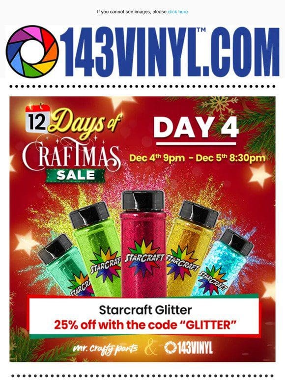Sparkle on the 4th Day of Craftmas! ✨