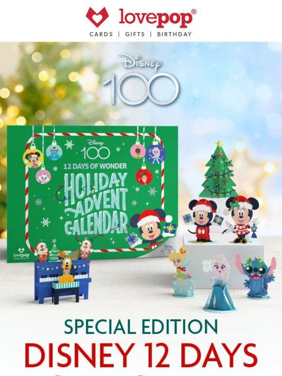 Special Edition: Disney 12 Days of Wonder Advent Calendar