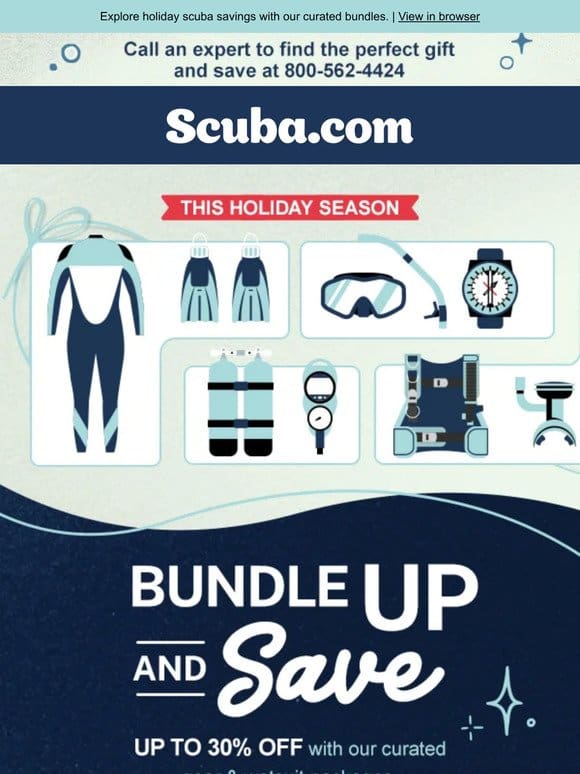 Splash into Deals: Holiday Scuba Bundles Unwrapped!