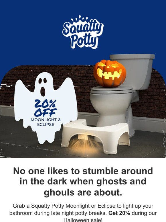 Spooky， Scary Squatty Potties For 20% Off