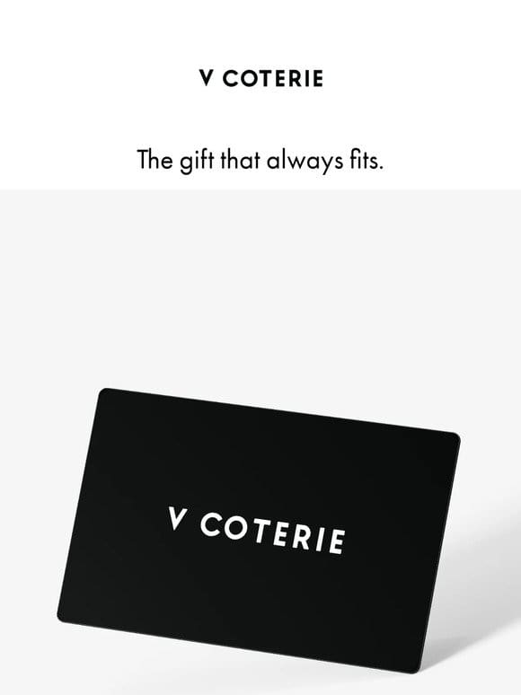 Spread Joy with V Coterie – Last-Minute Gift Cards Inside!