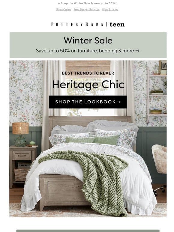 Spring trend forecast   Heritage Chic