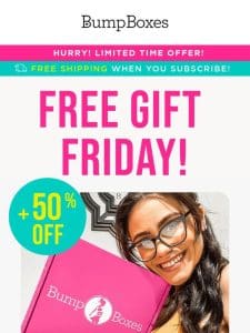Start the NEW YEAR with FREE GIFT FRIDAY!