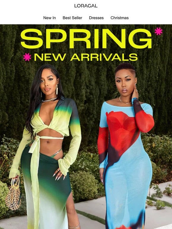Start the New Year off With Our Spring New Arrivlas