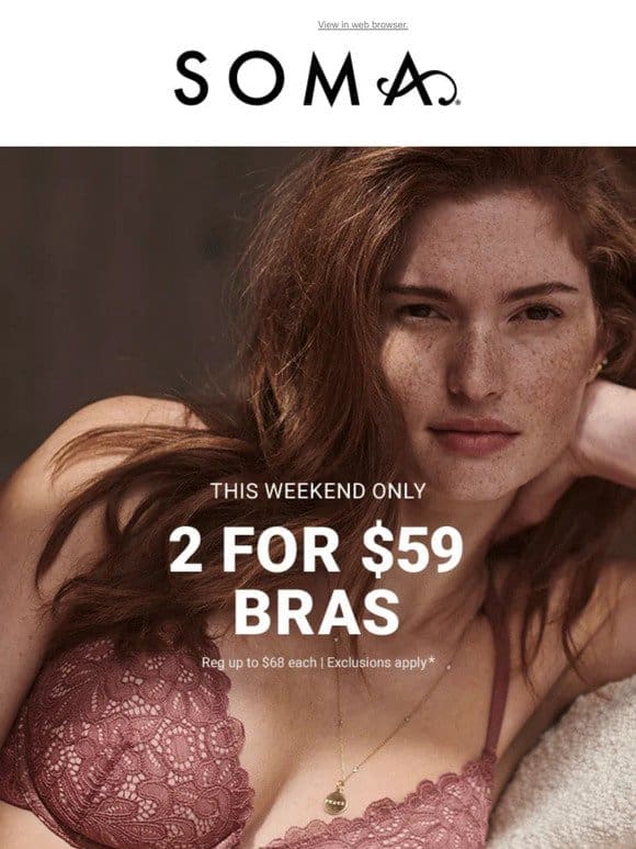 Starts Today! The Bra Event of the Season