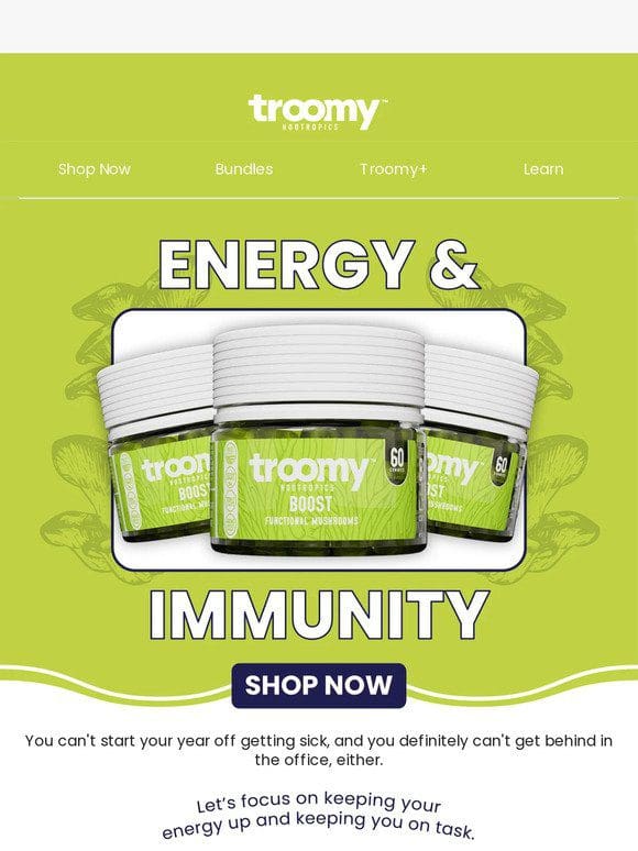 Step 1 of the New Year: Energy & Immunity