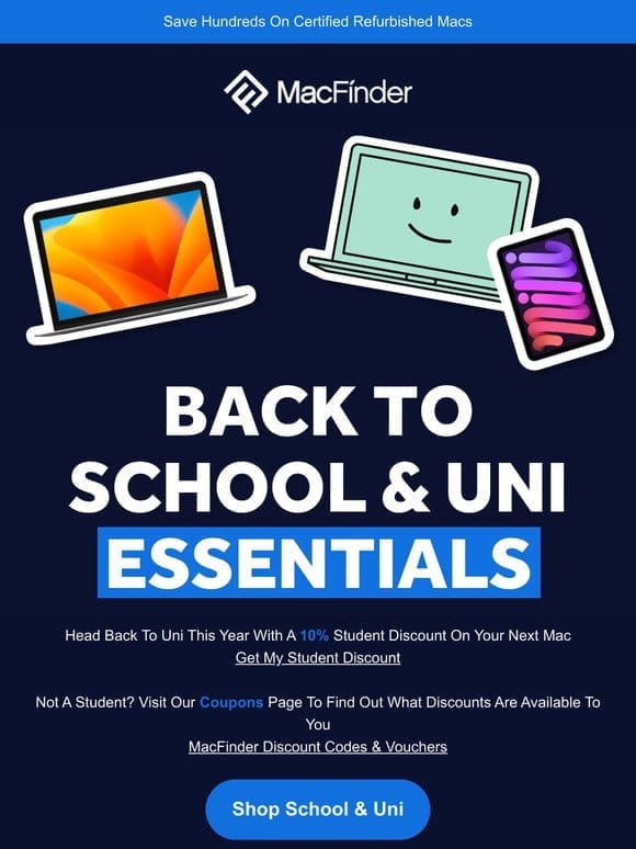 Still Time to Save on Your Refurbished Mac For the New Term