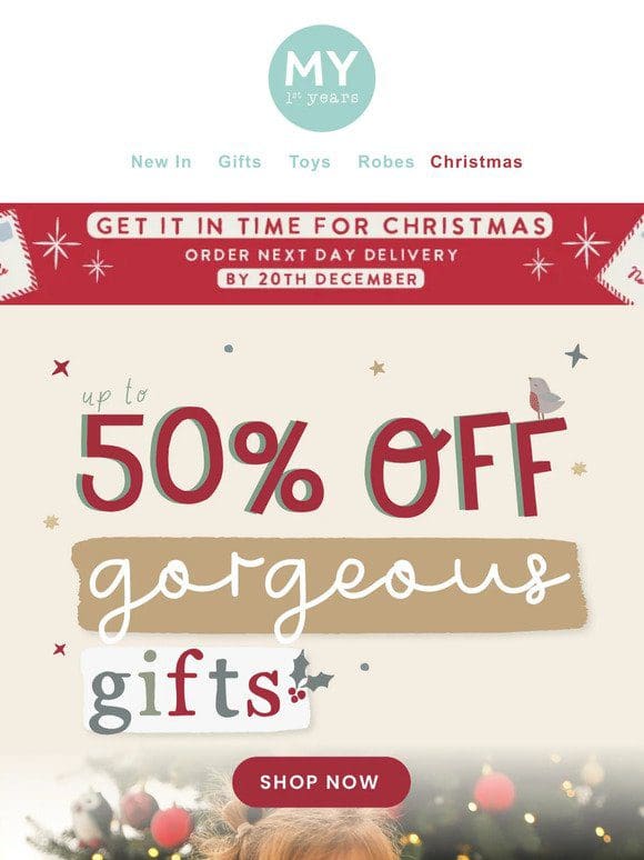 Still searching? All your Christmas needs， for up to 50% less!