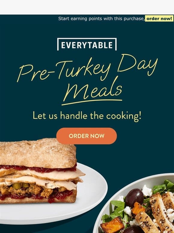 Stock up on pre-Thanksgiving meals