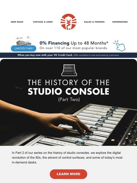 Studio Console History: 80s To Today