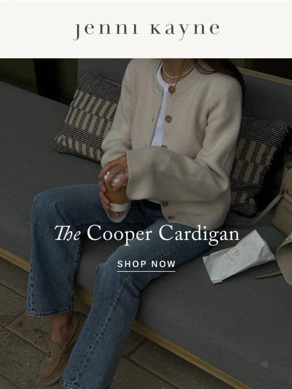 Style Inspo: The Cooper Cardigan