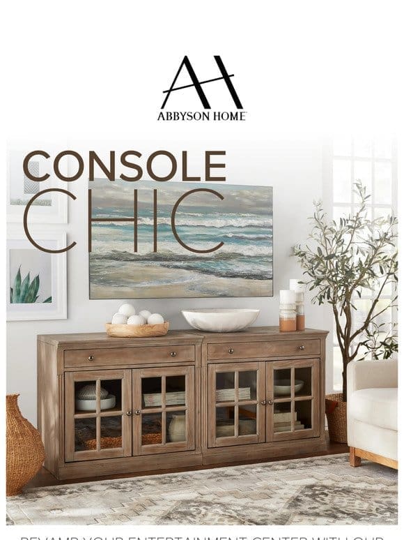 Stylish Storage Solutions: Explore Our Media Consoles!