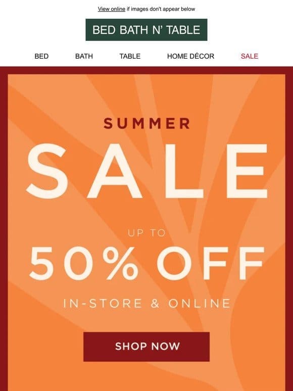 Summer Sale + Last Minute E-Gift Cards