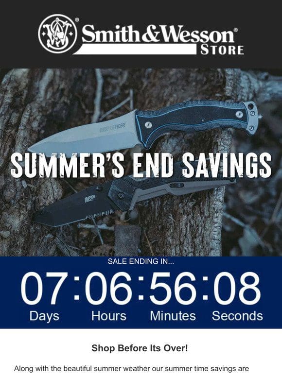 Summer Savings Coming To An End!