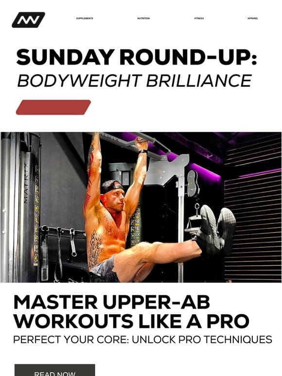 Sunday Round-Up: Bodyweight Brilliance