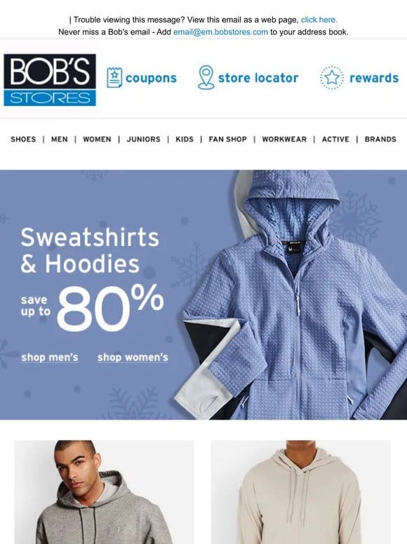 Sweatshirts & Hoodies Save up to 80%