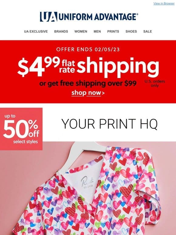 Sweetheart Deals ❤️ Up to 50% off Valentine’s Print & more