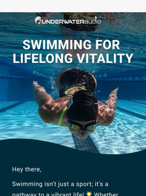 Swimming for Lifelong Vitality  ‍♀️