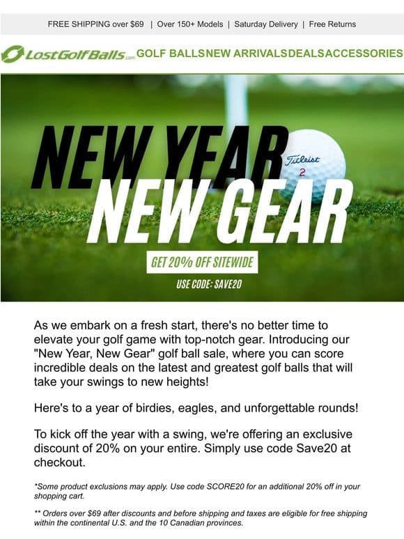 Swinging into a New Year with New Gear!