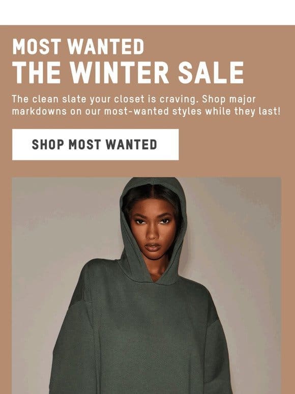 THE BEST OF THE WINTER SALE