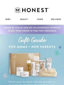 THE Gift Guide for Moms + New Parents