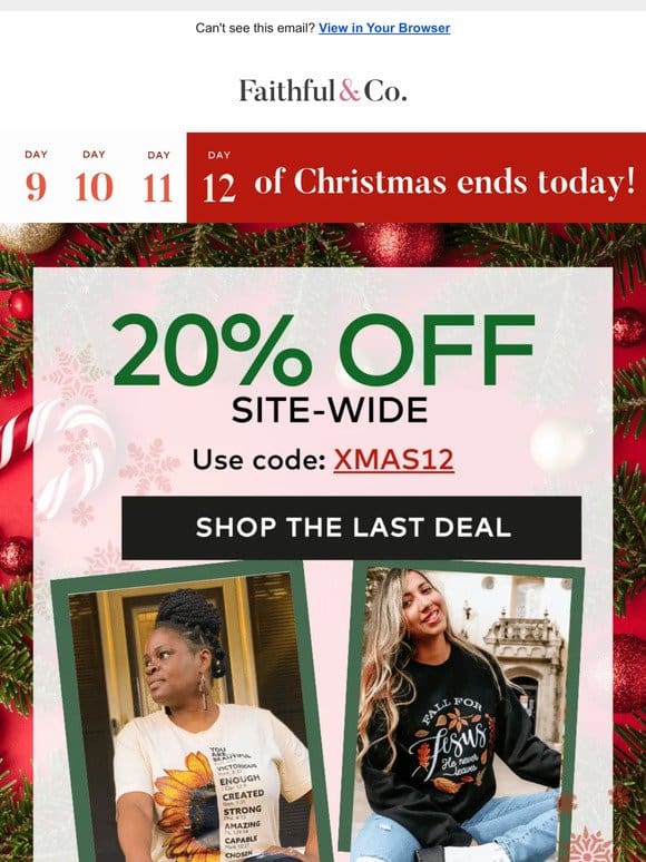 THE LAST DEAL OF 12 DAYS OF XMAS