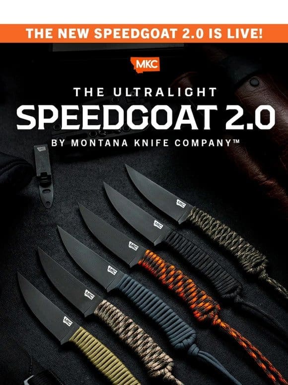 THE NEW SPEEDGOAT 2.0 IS LIVE