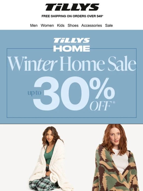 TILLYS HOME ✨ Winter Sale ✨
