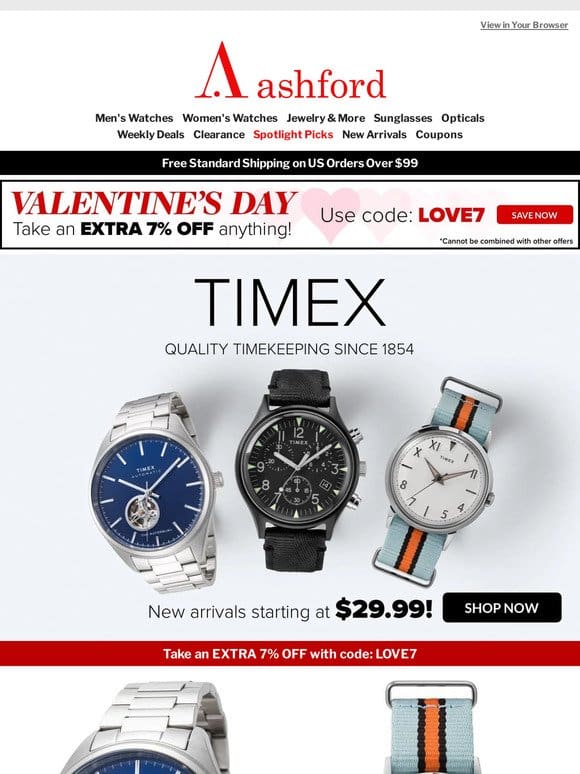 TIMEX & CARRERA New Arrivals: Style Your Season with Our Latest!