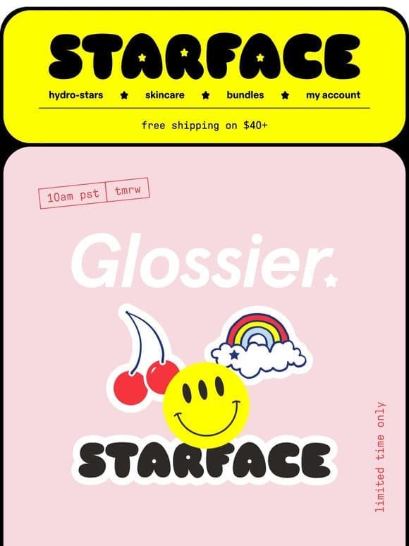 TMRW: GLOSSIER x STARFACE