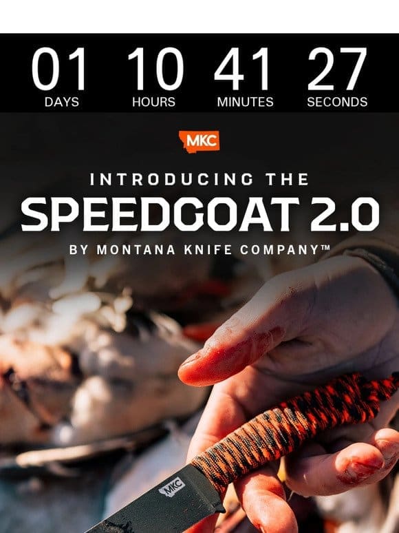TOMORROW – The Ultralight Speedgoat 2.0 Arrives.