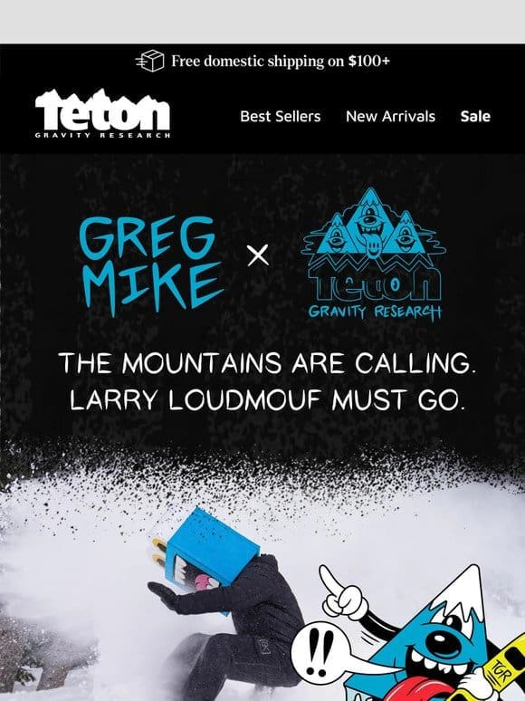 Take an inside look at the TGR x GREG MIKE Freeride Collection