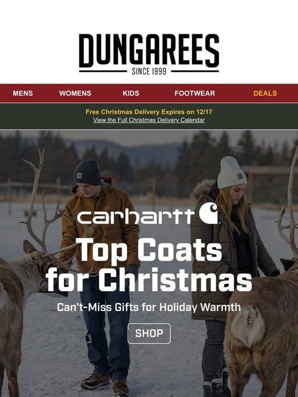 Ten Carhartt Coats to Put Under the Tree