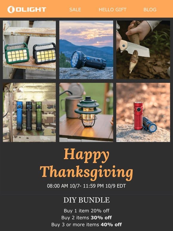 Thanksgiving Special Deals: Thankful for You!