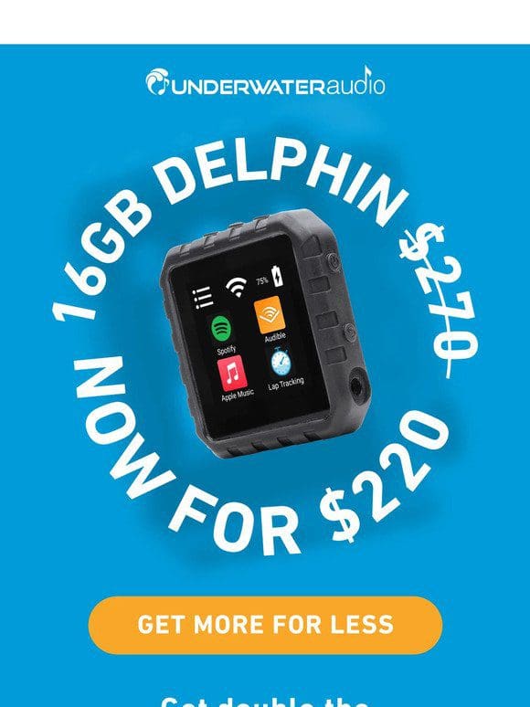 The 16GB Delphin is $50 off!!