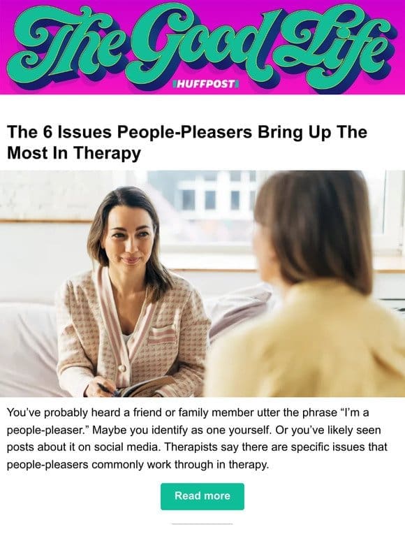 The 6 issues people-pleasers bring up the most in therapy
