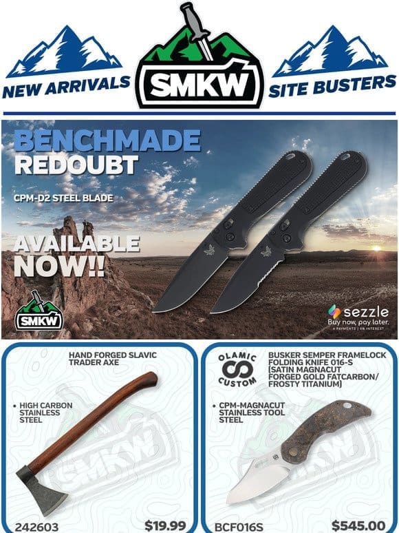 The Benchmade REDOUBT Out Today!