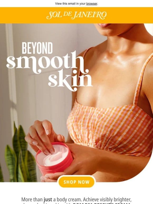 The Body Cream for SMOOTH skin (& so much more)