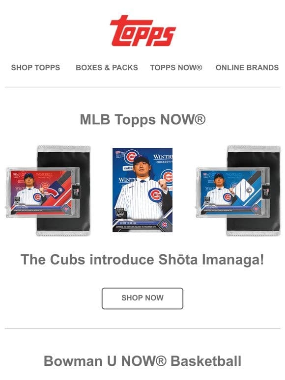 The Cubs introduce Shōta Imanaga!