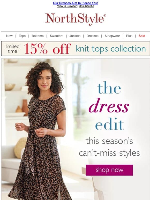 The Dress Edit ~ Can’t Miss Styles ~ Shop Now!