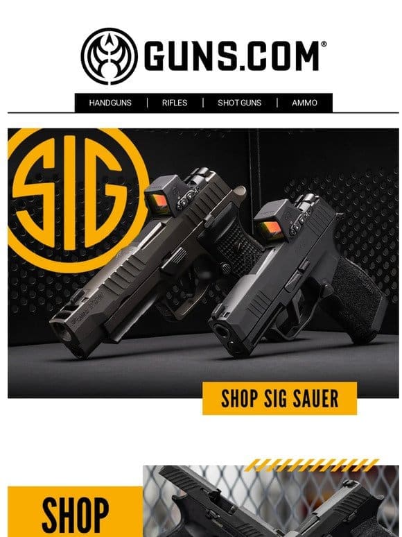 The Ever Popular SIG Sauer P320 & P365 – Shop Now!