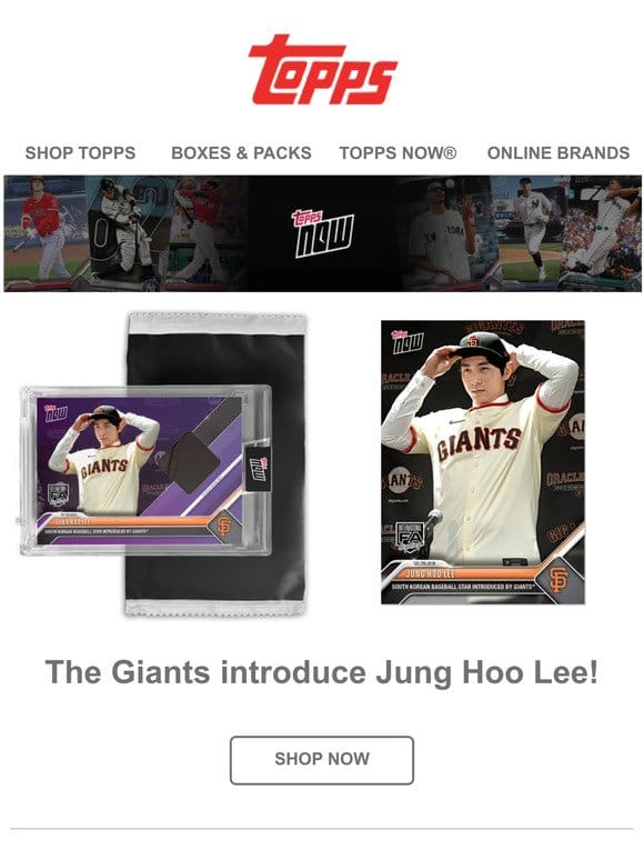 The Giants introduce Jung Hoo Lee!