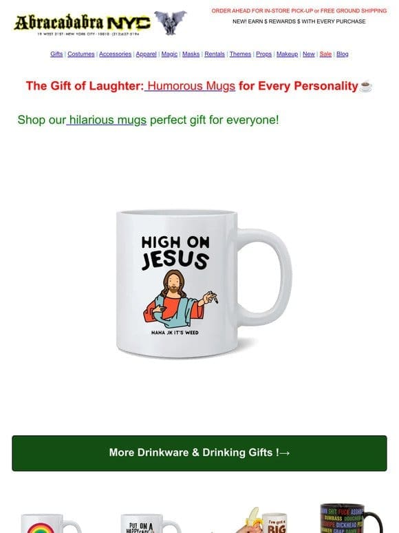 The Gift of Laughter: Humorous Mugs for Every Personality☕