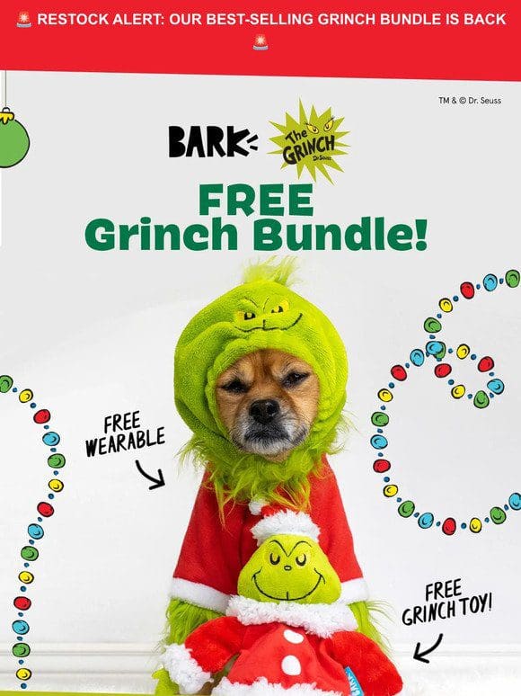 The Grinch would HATE how popular our Grinch bundle is