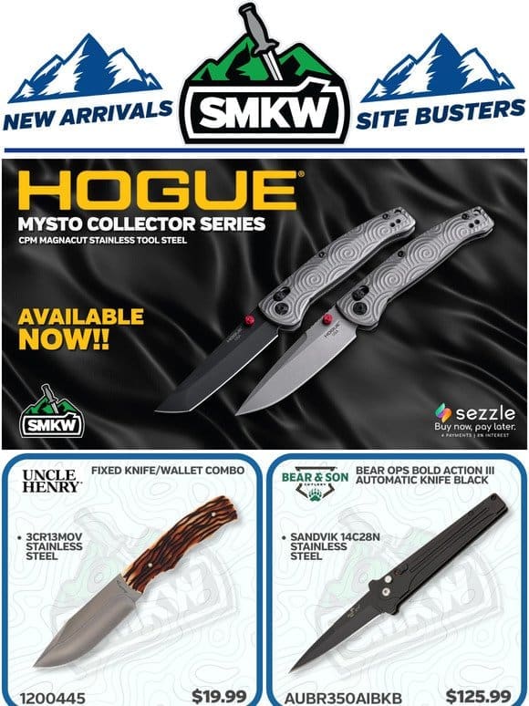 The Hogue Mysto Collector’s Series Launching NOW!