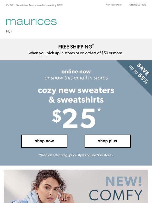 The January mini refresh: new sweatshirts for just $25