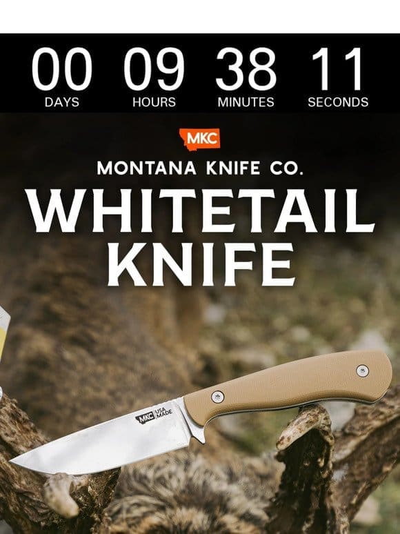 The MKC Whitetail Knife Drops TONIGHT!
