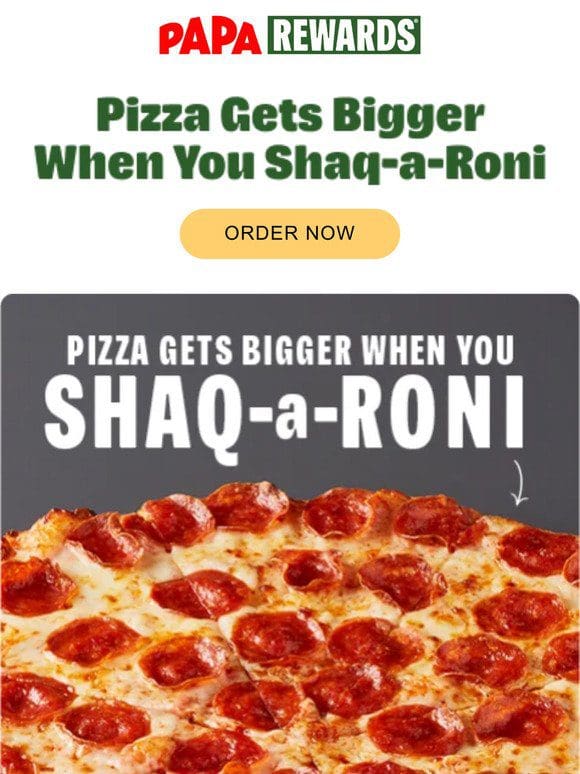 The Shaq-a-Roni Pizza Returns – Grab Yours Now!