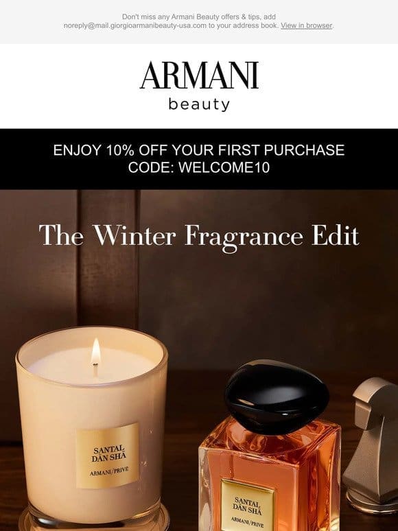The Winter Fragrance Edit