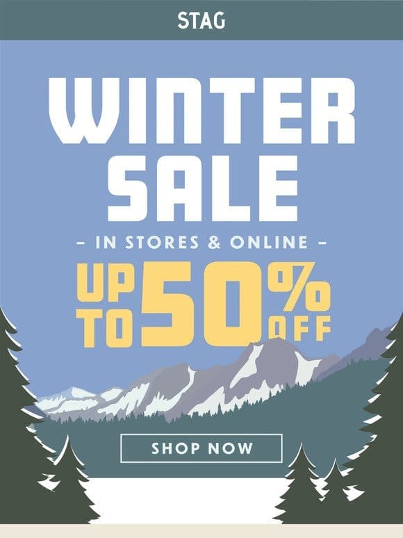 The Winter Sale Is On!